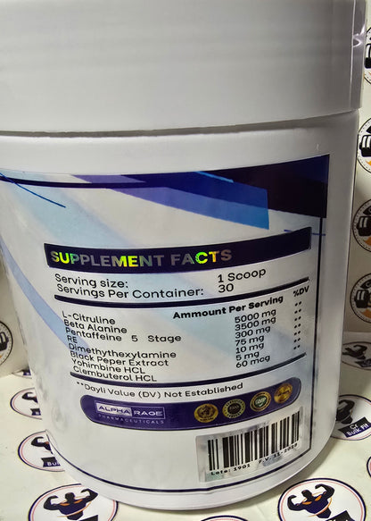 🔥 NUEVO PRE-ENTRENO🔥Alpha Rage